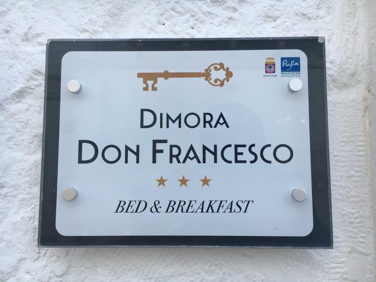 Dimora Don Francesco Bed & Breakfast Alberobello Exterior photo